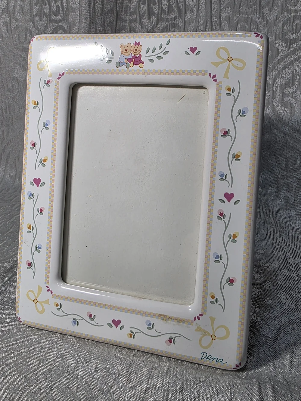 Vintage Ceramic Picture Frame